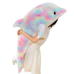 돌고래인형 대형 동물 돌고래 포근한 귀여운 애착