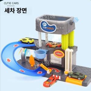 티류으스 색이 변하는 세차장 장난감 주차장놀이 자동차 세트
