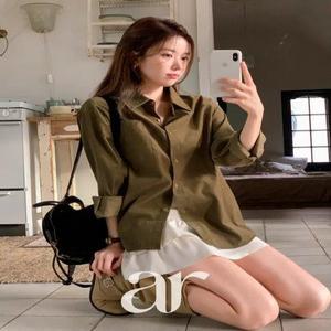 (MADE/가을을입어버림) 하루종일 예쁜 코듀로이 셔츠 bs8464