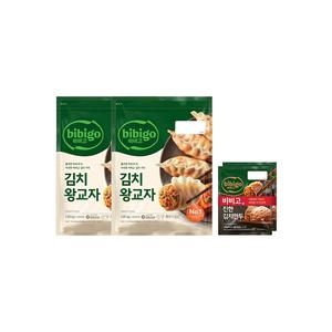 CJ 비비고 김치왕교자 1.05kg, 2개 + 수제진한김치만두 400g, 2입, 1개