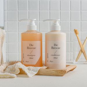[헤어 SET] 먼스앤데이즈 퍼퓸케어 디 브리즈(클린솝향) 헤어 세트(샴푸 500ml + 컨디
