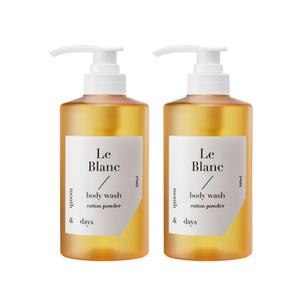 [1+1] 먼스앤데이즈 퍼퓸케어 르 블랑(베이비파우더향) 바디워시 500ml (총 1L)