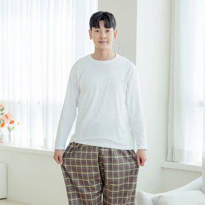 예스플러스 특면 9부 남자 체크 파자마 빅사이즈