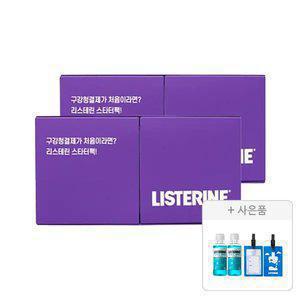리스테린 스타터팩 100ml, 6입, 2개 (총 12개) + 증정(쿨민트 100ml, 1개 + 러기지택,