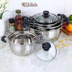 믿음마켓 32cm 인덕션 키친아트 삼숙이 빨래삶는냄비 티류으스