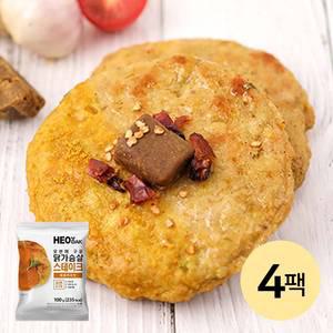 [허닭] 오븐 닭가슴살 스테이크 매콤커리맛 4팩
