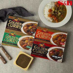 에스비 골든카레 220g 4종 2가지맛 4개 골라담기