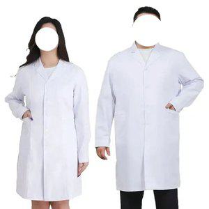 자켓 가운 의사복 오버사이즈 위생 실험 학교 빅사이즈 반팔