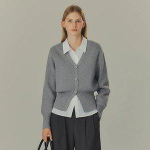 (택가 89,900)마인드브릿지 브이넥크롭가디건 MYCD02A3