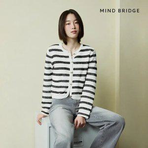 (택가 109,000)마인드브릿지 [COUTURE]스트라이프가디건 MZCD2272