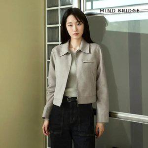 (택가 239,000)마인드브릿지 스웨이드집업트러커 MYJP6201