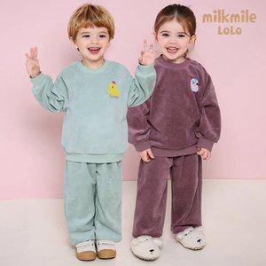 [밀크마일로로] 퍼피면벨로아상하복