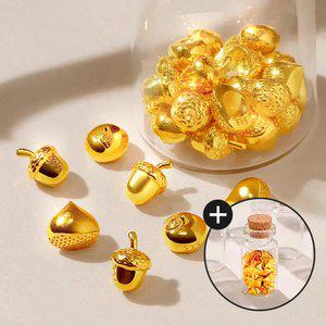 [유리병제공] 골드팡 24k 순금 콩알금 오브제 15종 택1 땅콩금 골드바 금테크 쥐똥금