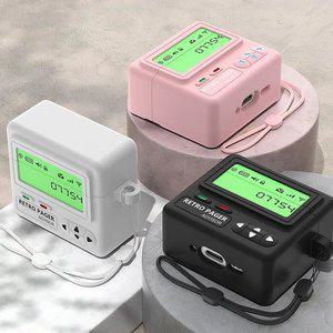 에어팟 프로 1 2 3 4세대 레트로 삐삐 실리콘 보관 커버 케이스