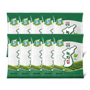 지도표성경김 녹차 전장김 30g 10봉