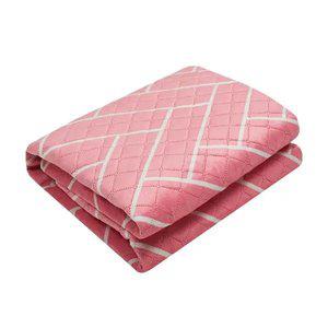 한일의료기 디지털 탄소열선 전기매트 전기요 극세사 핑크 싱글 110x200cm, 1개