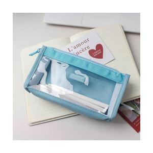 투명 대용량 필통/초등/중학생/고등학생/펜/파우치/봉제필통/보관함/필기구/수납/다용