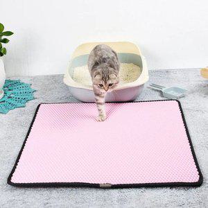 moa 고양이 대형 사막화 방지 매트 화장실 모래 발 메트