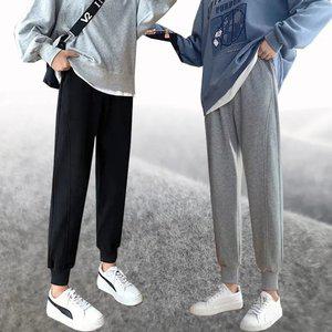 힙제이 여성용 기모 조거바지 시보리 기모바지 블랙 겨울 여성바지 4XL