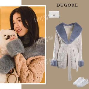 앙고라 니트 여리여리 여친룩 안나현주 정은채 같은 달토끼털 코트 여가디건 겨울 도