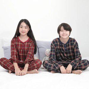 주니어 소프트 터치 잠옷 기모 파자마 세트 남아 여아 겨울 아동