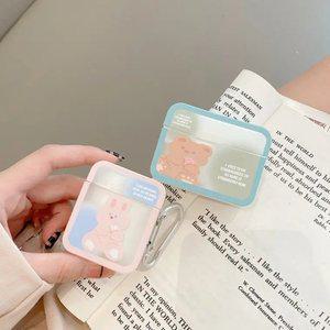 에어팟 프로 1 2 3세대 스크레치 방지 곰 토끼 귀여운 케이스