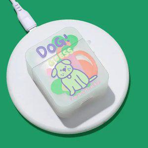 에어팟 프로 1 2세대 강아지 포인트 반투명 보관 커버 케이스