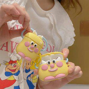 에어팟 프로2 프로 1 2 3세대 앤틱 러브맨 실리콘 케이스 원형 키링 포함