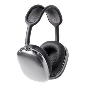 에어팟맥스 TPU 헤드셋 커버 이어패드 보호 헤드폰 캡 기스방지 투명 케이스