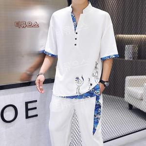 남성개량한복 상하의세트 여름 봄 절복 절바지 반팔 생활 원피스 법복 누빔저고리 티류