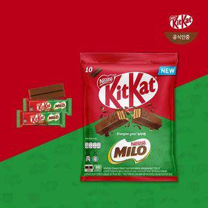 [즉할10%+사은품]네슬레 킷캣 마일로 10개입+킷캣 로투스(7개입)