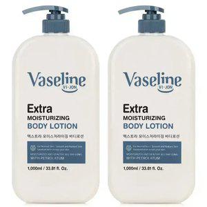 바세린 바디로션 1000ml 2개 고보습 대용량