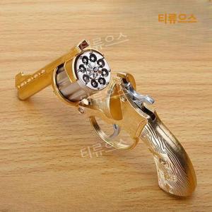 메탈합금 풀메탈 블랙 모델건 추억의 화약총 리볼버 장난감총 티류으스