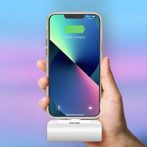 C타입 도킹형 휴대용 보조배터리 갤럭시 아이폰 일체형 보조배터리