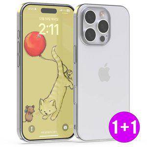 [2개/아이폰 17입고]아이폰 투명케이스 하드 범퍼 젤리 글리터(반짝이) 맥세이프 17 1