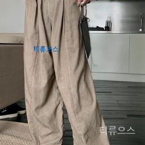 티류으스 여름 린넨 와이드팬츠 밴딩바지 편안한 데일리 꾸안꾸 여성 팬츠