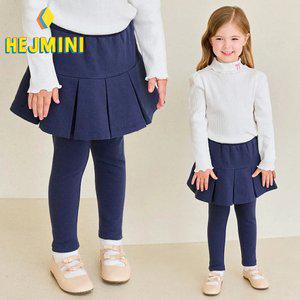 [헤이미니] 스위트코튼플리츠스커트레깅스