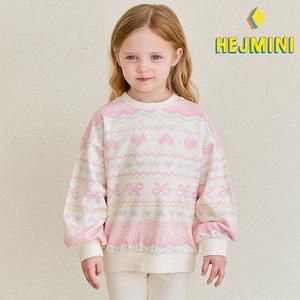 [헤이미니] 해피플레이스핑크자가드티셔츠