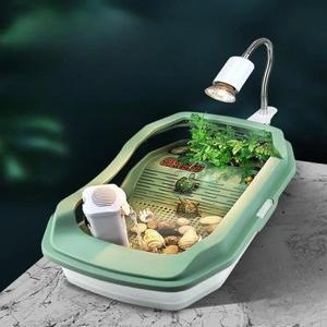 청소가쉬운 사육통 거북이집 사육장 수족관 파충류 거북이어항