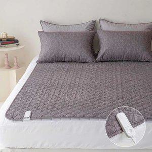 겨울 방한 국산 절전 온도 조절 전기요 전기 장판 카본 탄소 매트 차콜 135X180 더블