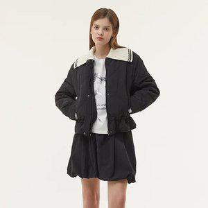 니트카라 탈부착 패딩 점퍼 PQ4PZ064