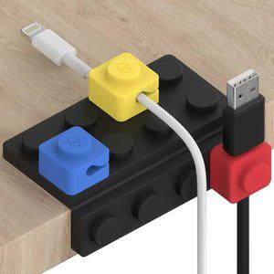 [조립형 블록 케이블 홀더 세트] 다용도 선정리 클립 케이블정리 전선 정리 인테리어