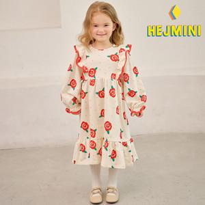 [헤이미니] 향기가득로즈원피스