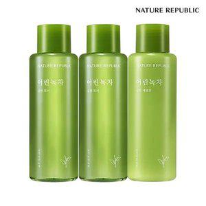 [네이처리퍼블릭] 어린녹차 순한 토너2개 +에멀전1개