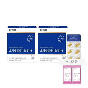 락피도 초임계 알티지 오메가3 730mg, 60캡슐, 2개 + 증정(철분키즈 10포, 2개)