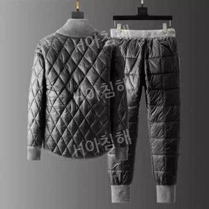 티류으스 겨울 누빔패딩 상하의세트 루즈핏 패딩 맨투맨 트레이닝 바지세트 남자 여자