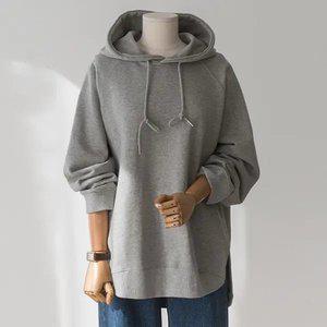 (안나앤플러스) 델리 쭈리 슬릿 후드티[티셔츠BSW58] 빅사이즈