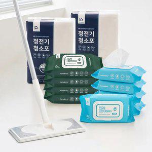 [홈앤미] 물걸레청소포 특대형 120매 외 정전기 청소포 밀대걸레 청소물티슈
