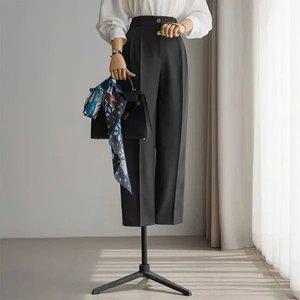 (안나앤플러스) 리트 밴딩 배기핏 슬랙스[팬츠DX726] 빅사이즈