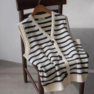 (안나앤플러스) A. 리네 스트라이프 베스트[베스트D0916I03] 빅사이즈